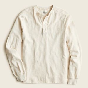 J. Crew Men’s Garment-dyed Cotton Henley